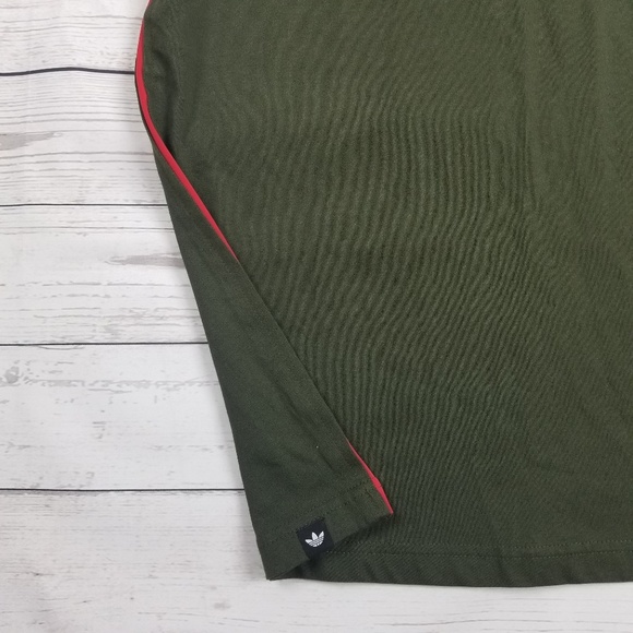 Adidas Olive Green T Shirt Short Sleeve NWT - Picture 4 of 7